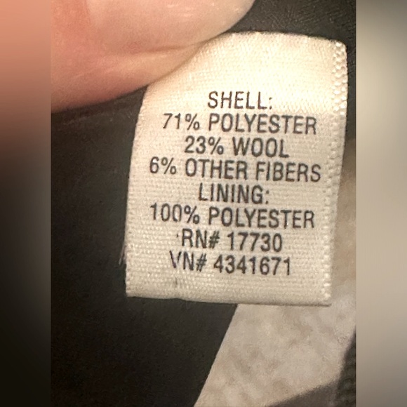 Vintage equestrian style tweed wool blend blazer - Picture 6 of 6